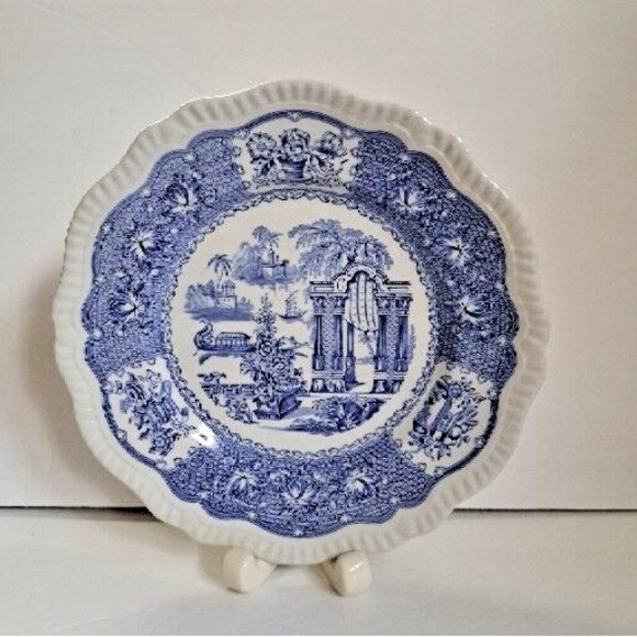 Spode Other - Spode Blue Room Collection Regency Series Pagoda 11" Plate Made in England